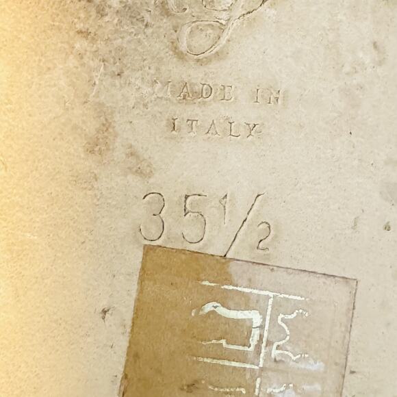 M.Gemi Shoes Womens EU 35.5 US 5.5 Gray Python Embossed Leather Loafers Italy - Picture 12 of 13